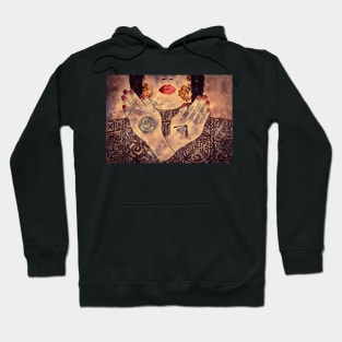 Mexican Mayan Tattoo Model No. 1 Hoodie